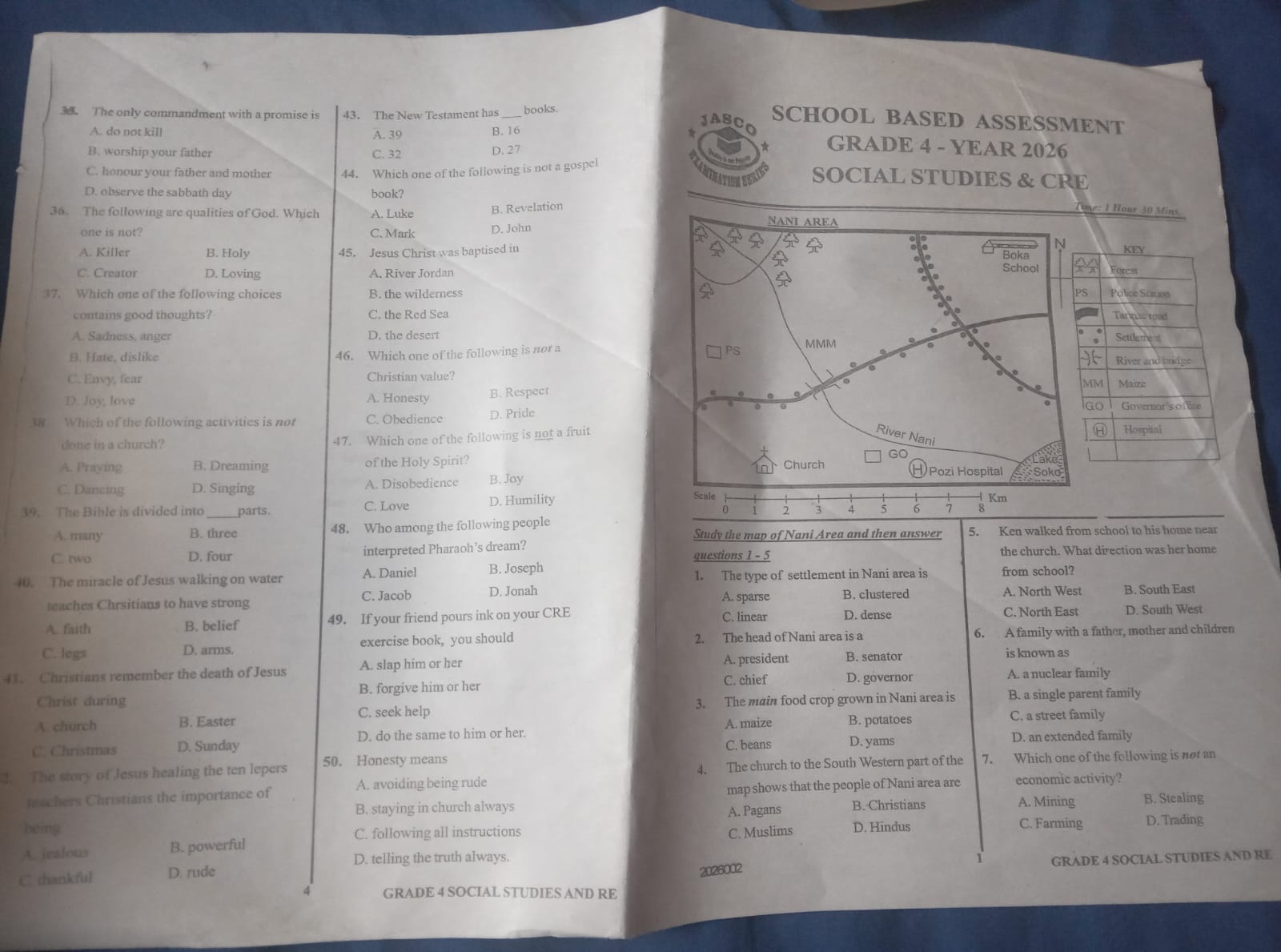 Lower Primary Assessment Tests (Grade 1-3)