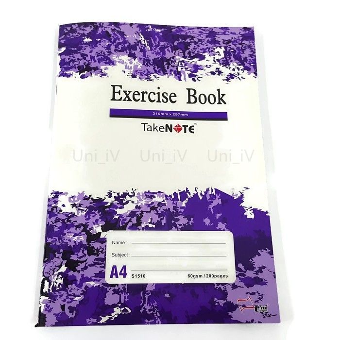 Exercise Book A4 Size